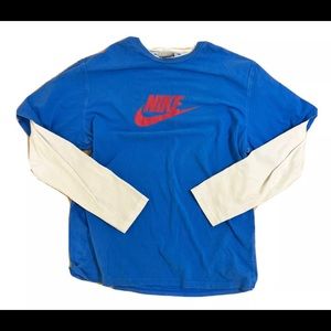 Vintage Nike Layered Long Sleeve Tee (XL)